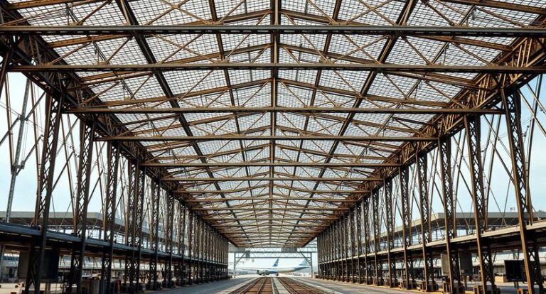 Airport Tube Truss Roofing System 1