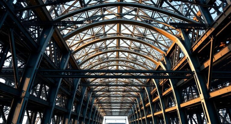 Curved Tube Truss Structure 3