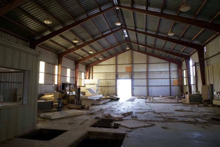 Industrial Workshop Space Frame Roof 1