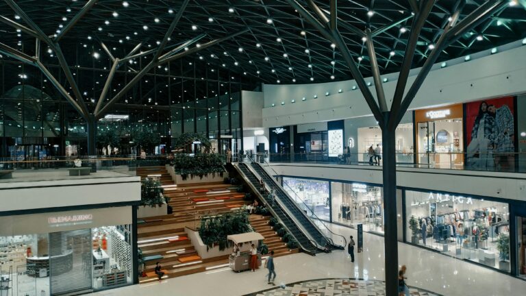 Shopping Mall Roof Space Frame1